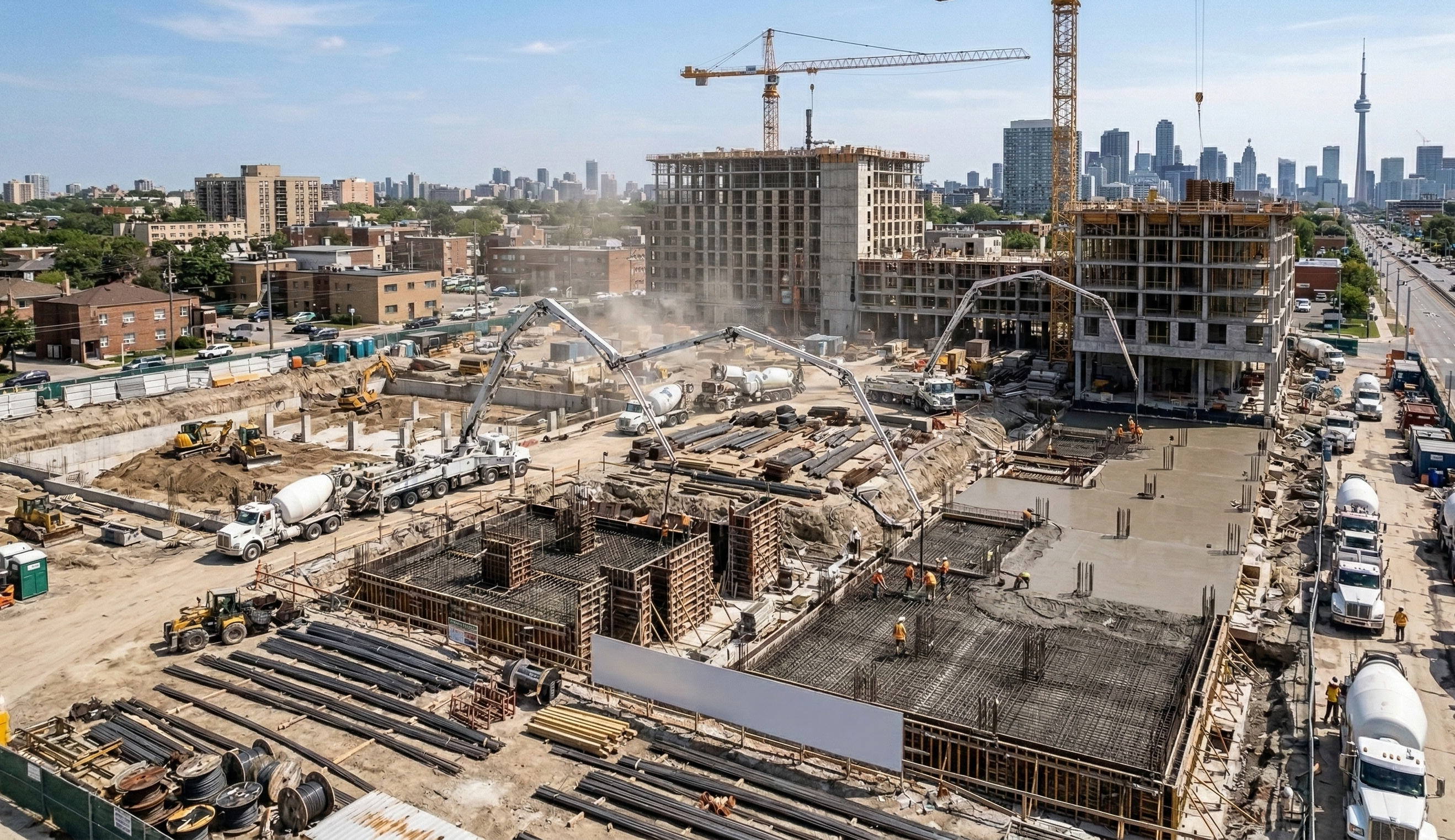 foundation pouring rebar